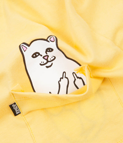 Rip N Dip Lord Nermal Pocket T-Shirt - Yellow