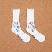 Rip N Dip Lord Nermal Socks - White thumbnail