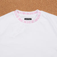 Rip N Dip MBN Jacquard Knit Neck T-Shirt - White thumbnail
