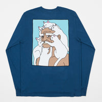 Rip N Dip Nerm Beard Long Sleeve T-Shirt - Cobalt Blue thumbnail
