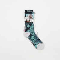 Rip N Dip Nerm Beard Socks - Teal Tie Dye thumbnail