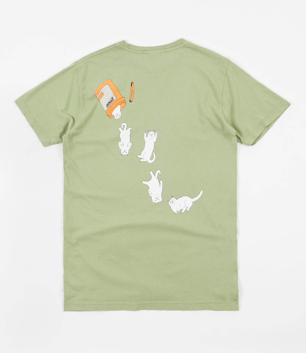 Rip N Dip Nermal Pills T Shirt Vintage Green Flatspot