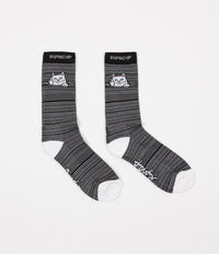 Rip N Dip Peeking Nermal Socks - Black
