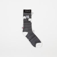 Rip N Dip Peeking Nermal Socks - Black thumbnail