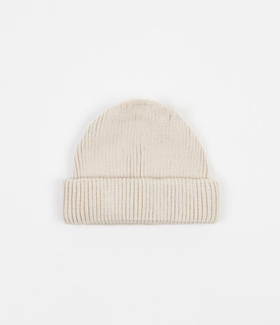 RoToTo Cotton Roll-Up Beanie - Ivory