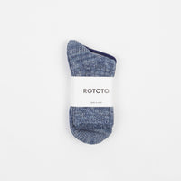 RoToTo Denim Tone Socks - Ice thumbnail