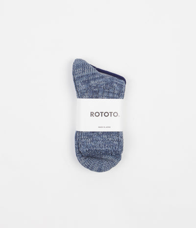 RoToTo Denim Tone Socks - Ice