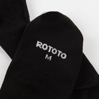 RoToTo High Gauge Invisible Socks - Black thumbnail