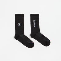 Salomon 365 Crew Socks in Black and White thumbnail