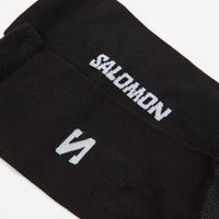 Salomon 365 Crew Socks in Black and White thumbnail