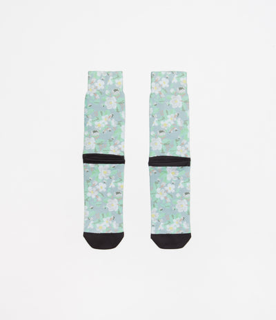 Salomon Cottage Core Crew Socks - Desert Sage / Green Ash / Vanilla Ice