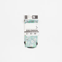 Salomon Cottage Core Crew Socks - Desert Sage / Green Ash / Vanilla Ice thumbnail