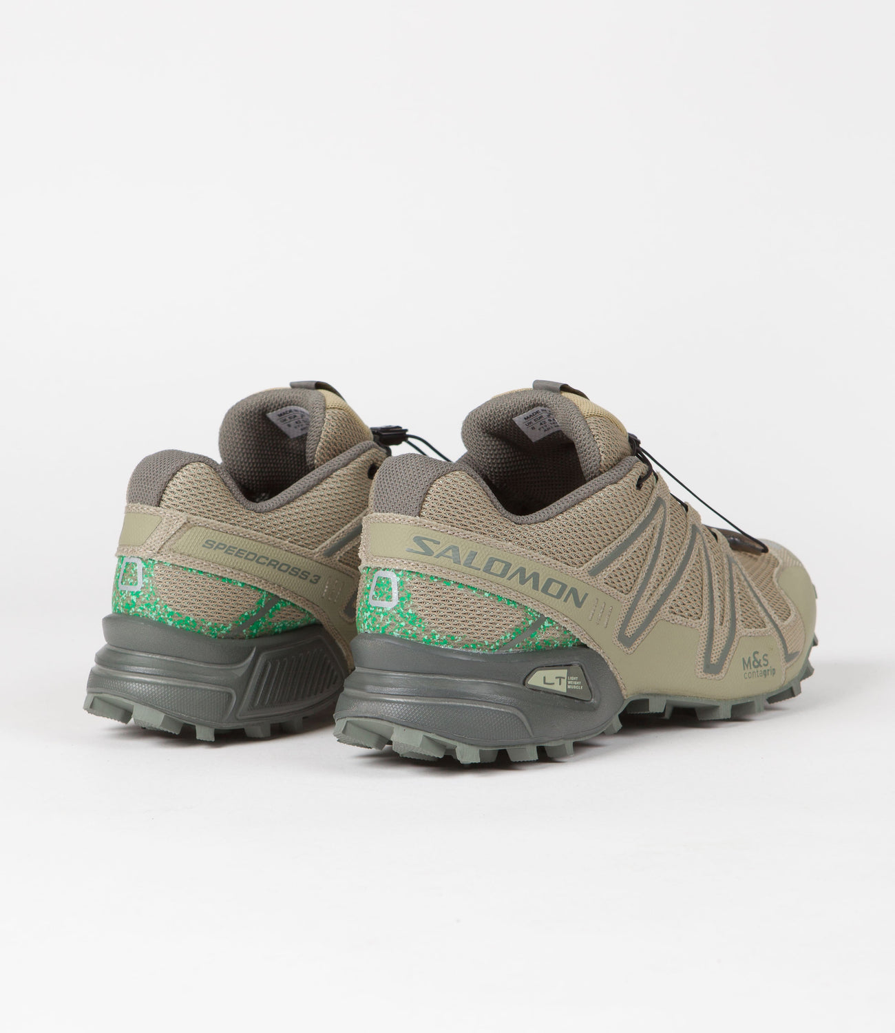 Speedcross 3 Mindful Shoes - Grey Green / Moss / Castor | Flatspot