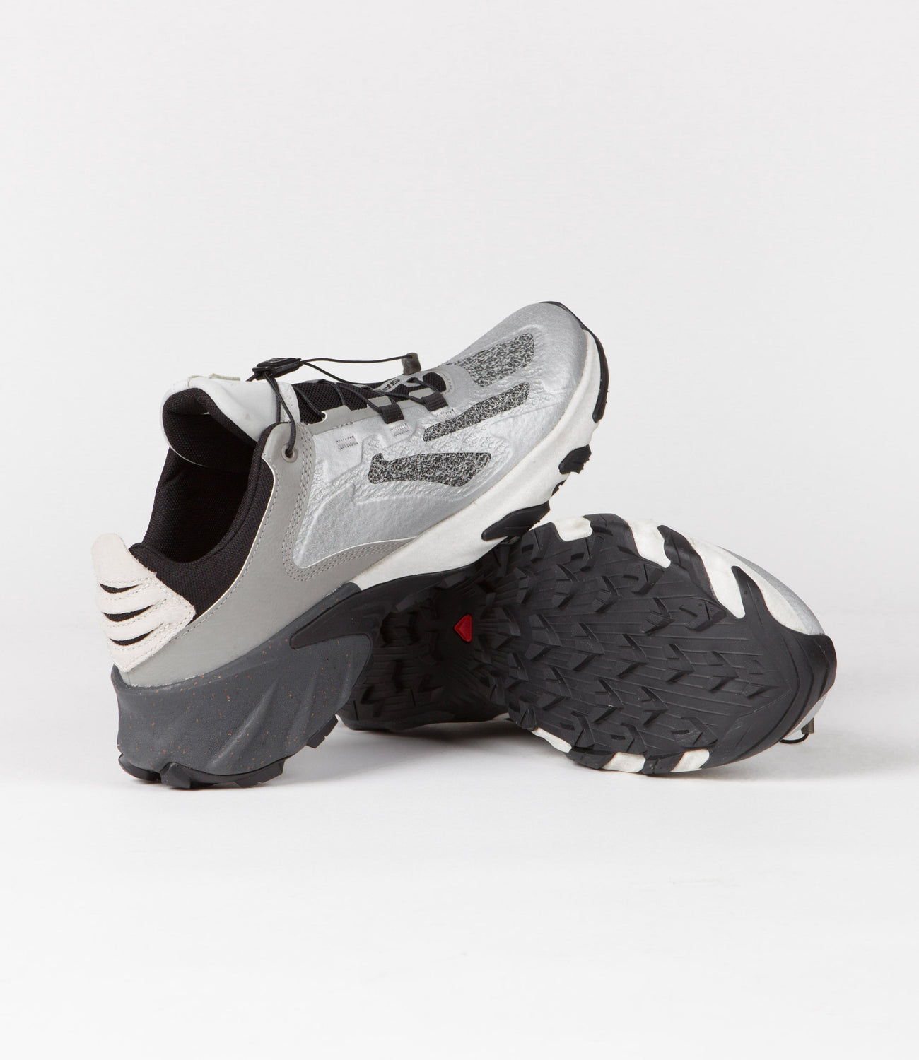 Salomon Speedverse PRG Shoes Silver Frost Grey Lunar Rock Flatspot