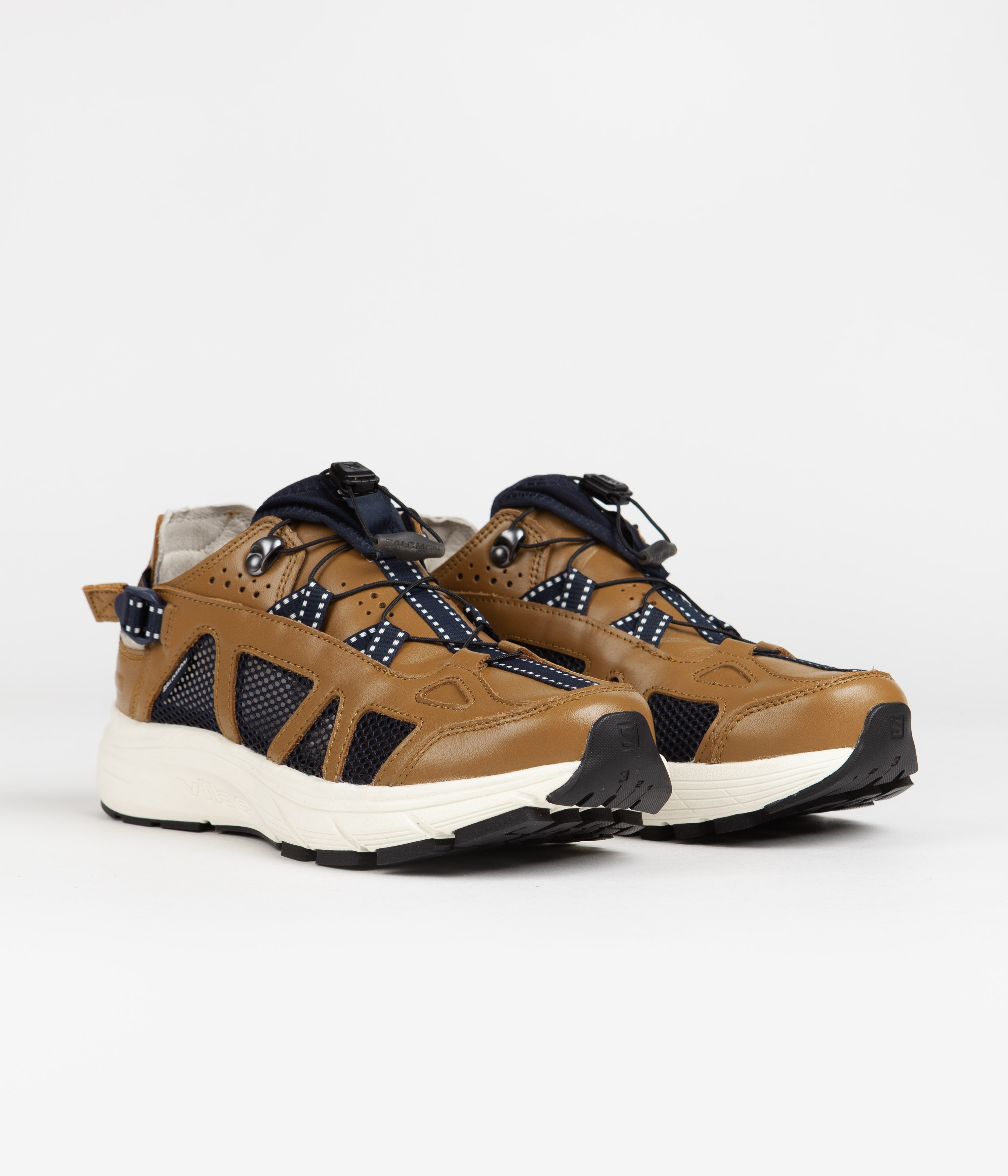 Salomon Techsonic LTR Shoes - Rubber / Vanilla Ice / Dark Sapphire ...