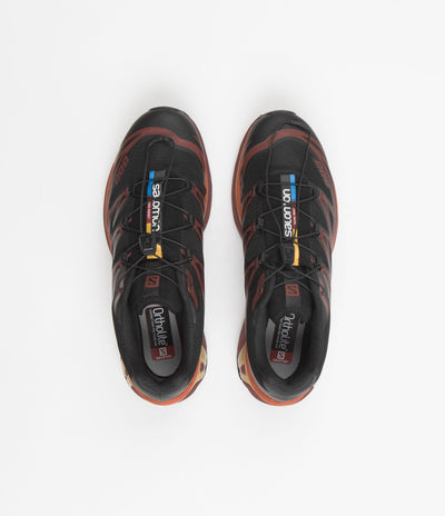 Salomon XT-6 Shoes - Black / Chocolate Plum / Vibrant Orange