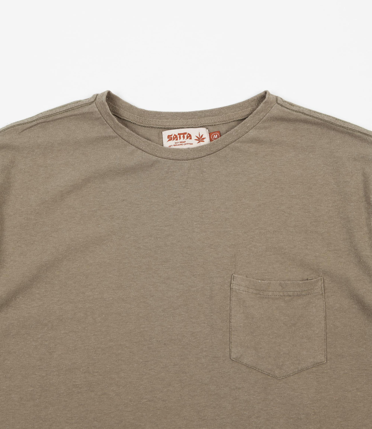 Satta Basic Hemp Pocket T-Shirt - Seafoam | Flatspot