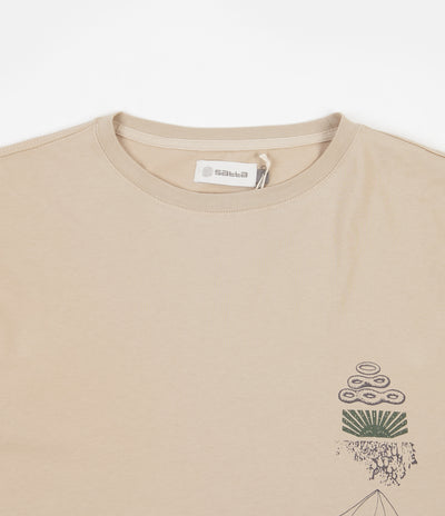 Satta Rhythms Long Sleeve T-Shirt - Stone