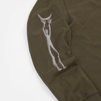 Satta Sol O' Moon Long Sleeve T-Shirt - Charcoal thumbnail