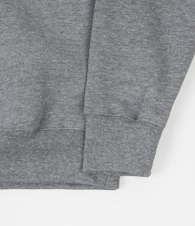 Serious Adult Heatstroke Crewneck Sweatshirt - Grey