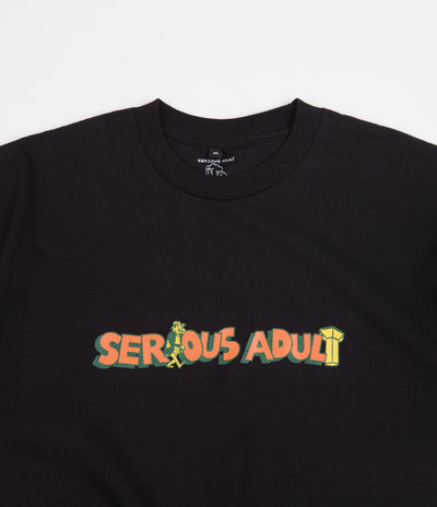 Serious Adult Rover T-Shirt - Black