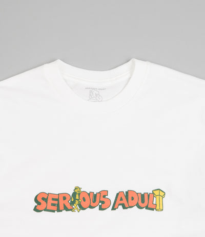 Serious Adult Rover T-Shirt - White