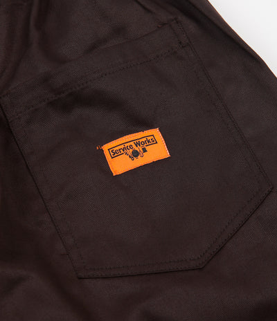 Service Works Classic Chef Pants - Brown