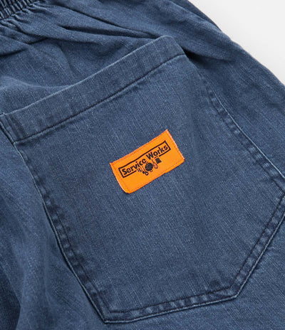 Service Works Classic Chef Pants - Light Washed Denim