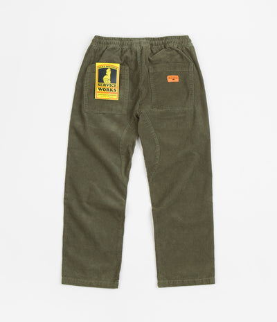 Service Works Classic Corduroy Chef Pants - Olive