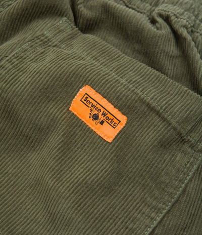 Service Works Classic Corduroy Chef Pants - Olive