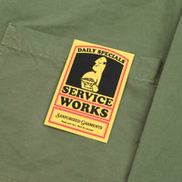 Service Works Market Smock Jacket - Olive thumbnail