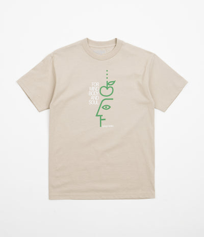 Service Works Mind Body And Soul T-Shirt - Sand