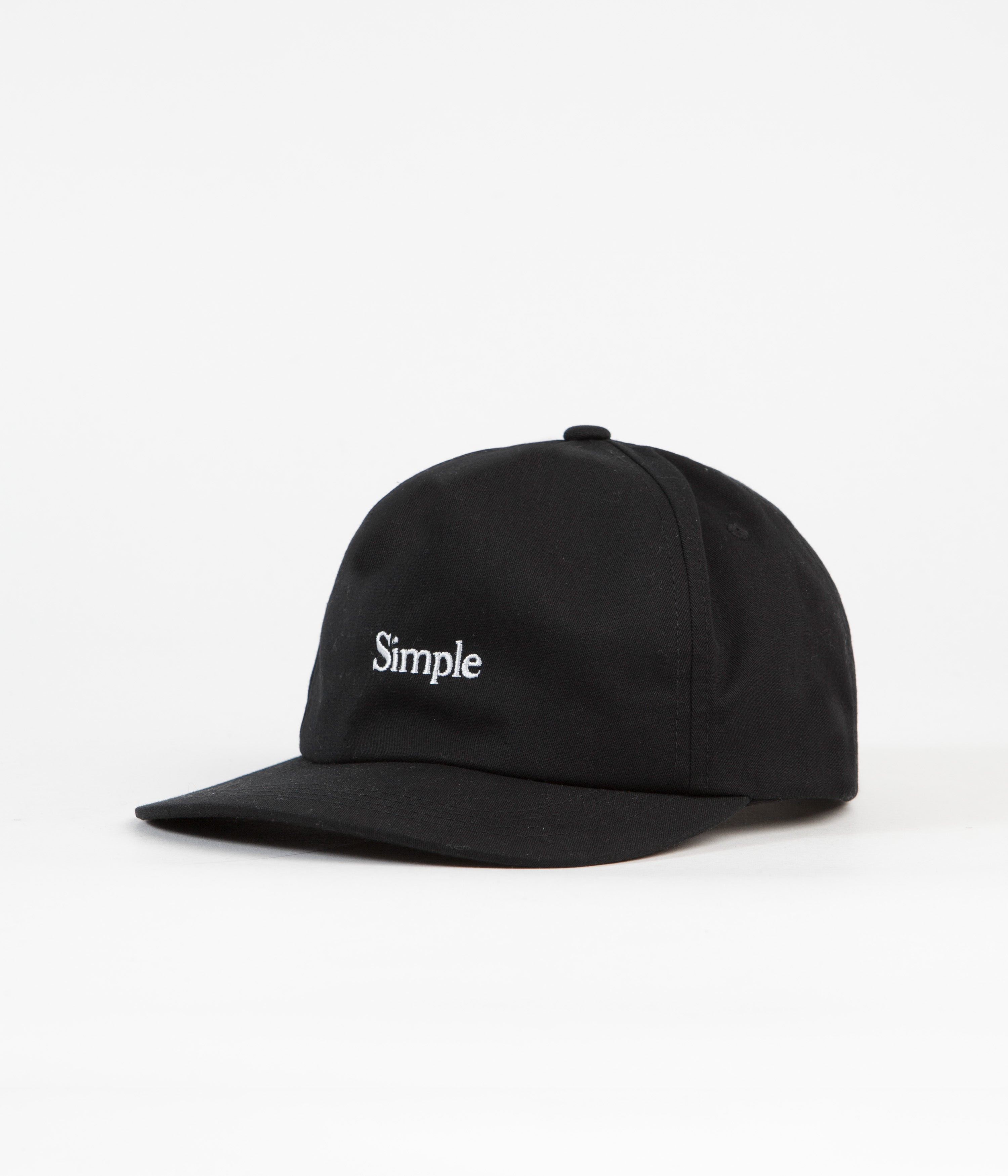 Simple Logo Unstructured Cap - Black | flatspot