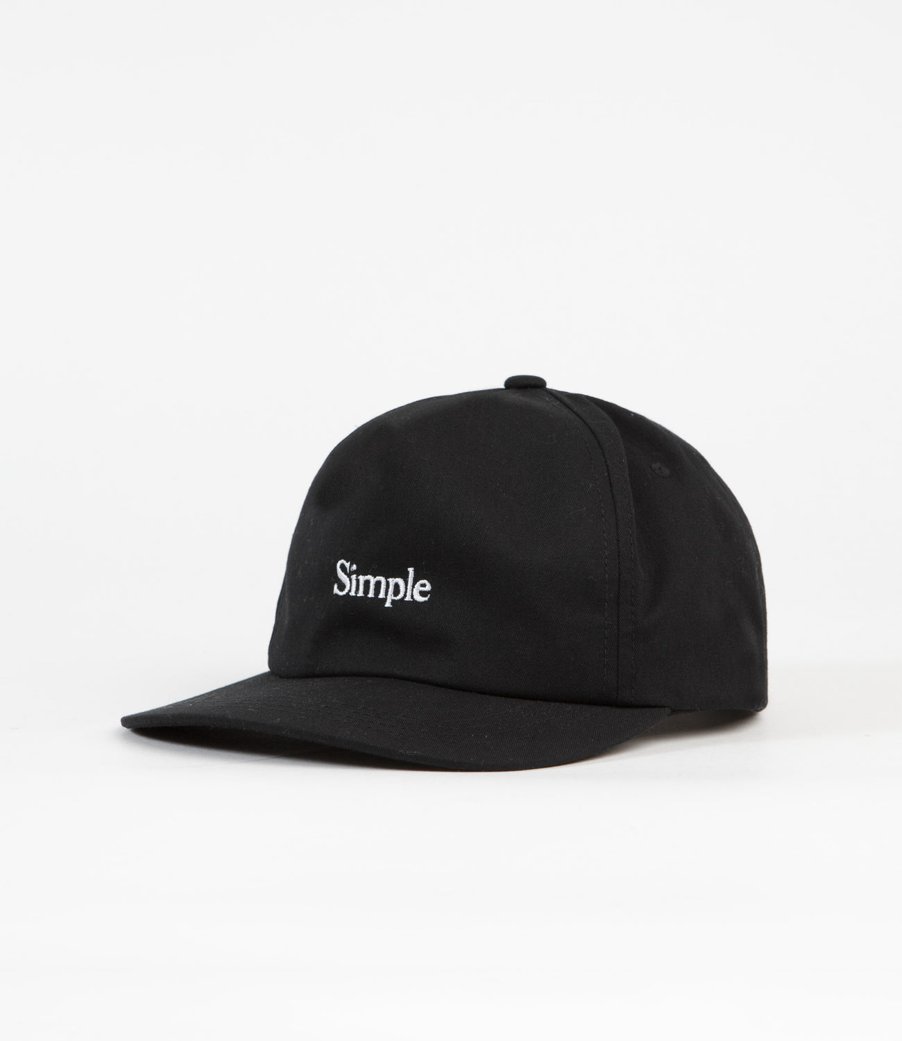 Simple Logo Unstructured Cap - Black | Flatspot