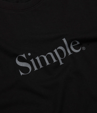 Simple Standard Issue T-Shirt - Black