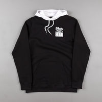 Skateboard Cafe Diner Split Hooded Sweatshirt - Black / White thumbnail