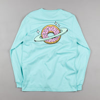 Skateboard Cafe Planet Donut Long Sleeve T-Shirt - Aqua thumbnail