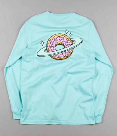 Skateboard Cafe Planet Donut Long Sleeve T-Shirt - Aqua