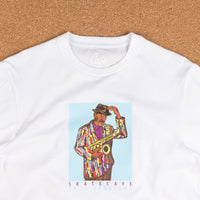Skateboard Cafe Ornette Long Sleeve T-Shirt - White thumbnail