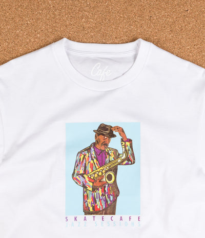 Skateboard Cafe Ornette Long Sleeve T-Shirt - White