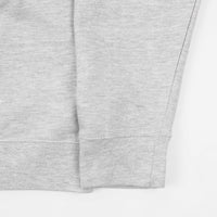Skateboard Cafe 45 Embroidered Crewneck Sweatshirt - Heather Grey thumbnail
