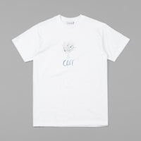 Skateboard Cafe Bouquet T-Shirt - White thumbnail