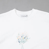 Skateboard Cafe Bouquet T-Shirt - White thumbnail