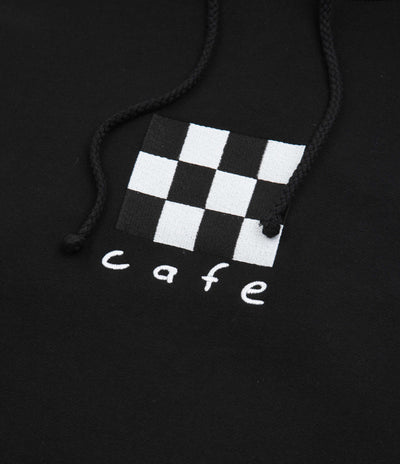 Skateboard Cafe Checkerboard Hoodie - Black
