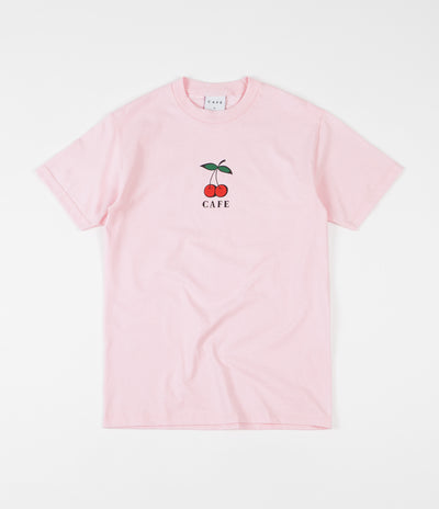 Skateboard Cafe Cherry T-Shirt - Pink