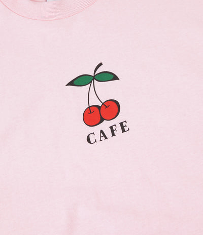 Skateboard Cafe Cherry T-Shirt - Pink
