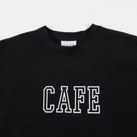 Skateboard Cafe College Heavyweight Oversize Crewneck Sweatshirt - Black thumbnail