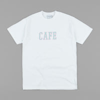 Skateboard Cafe College T-Shirt - White thumbnail