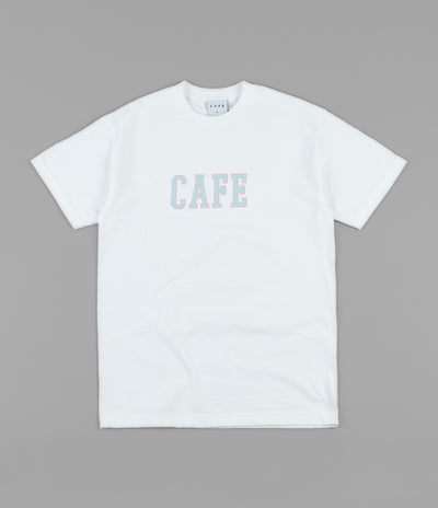 Skateboard Cafe College T-Shirt - White