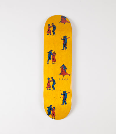 Skateboard Cafe Dance All Over Deck - Yellow - 8.38"